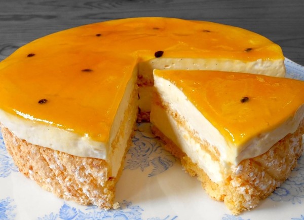 パッションのショートケーキ