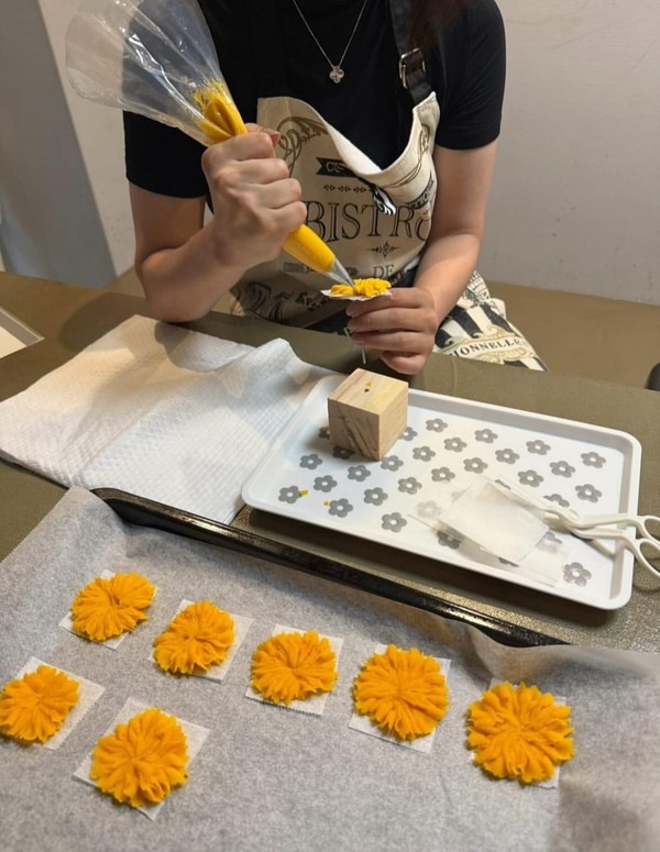 【夏限定】ひまわりのお花絞りクッキー🌻🍪