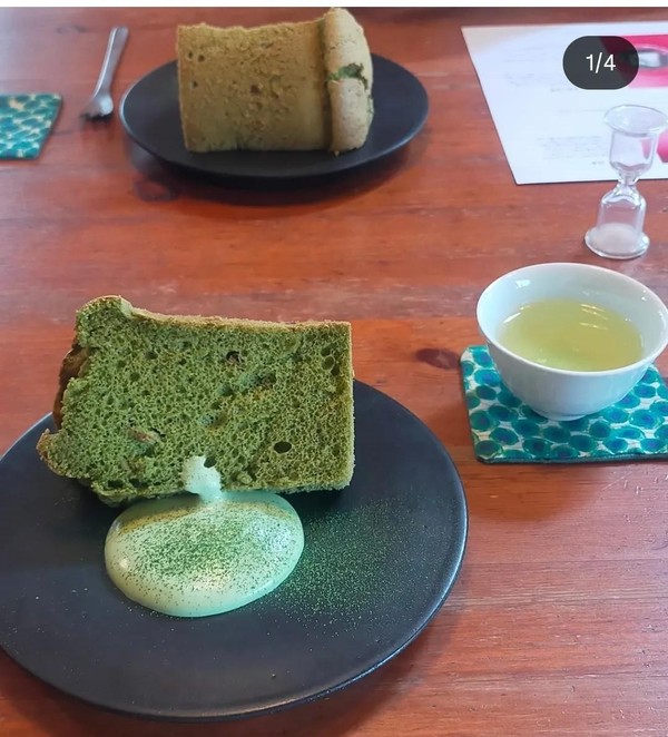 5月のシゲノワ◎抹茶シフォンケーキ　新茶と共に
