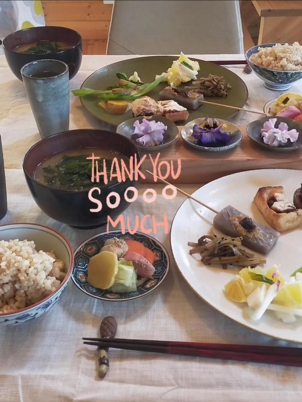 和の心プラントベースランチをお楽しみいただきます