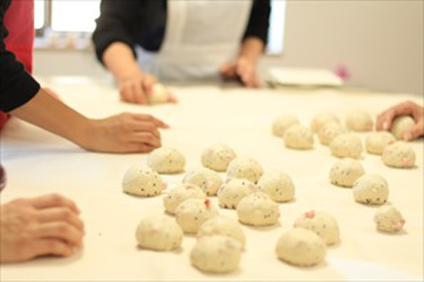 楽しく丸める作業