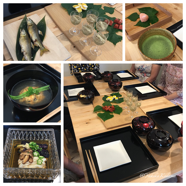 《日本料理》夏の懐石料理レッスン