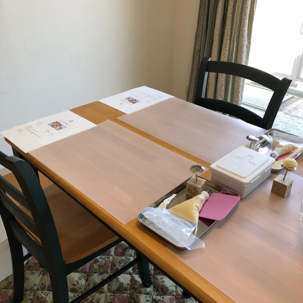 日当たりがよく明るい場所でレッスンします！