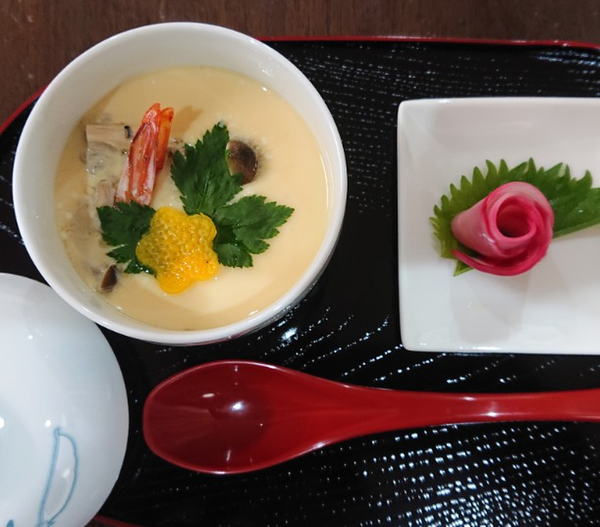 節分レッスン。あつあつ茶碗蒸し。