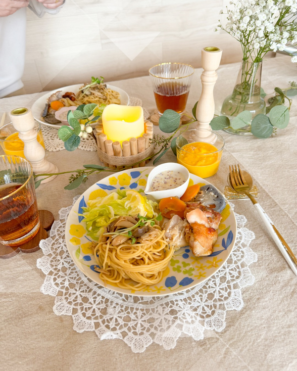 きのこパスタプレート