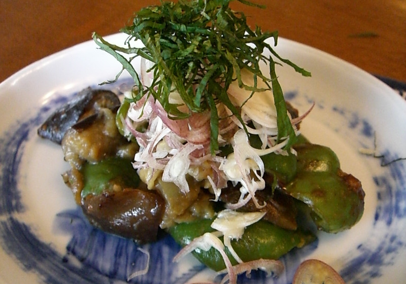 ピーマンと茄子の味噌炒め