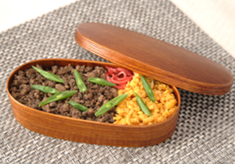 レバーそぼろ弁当