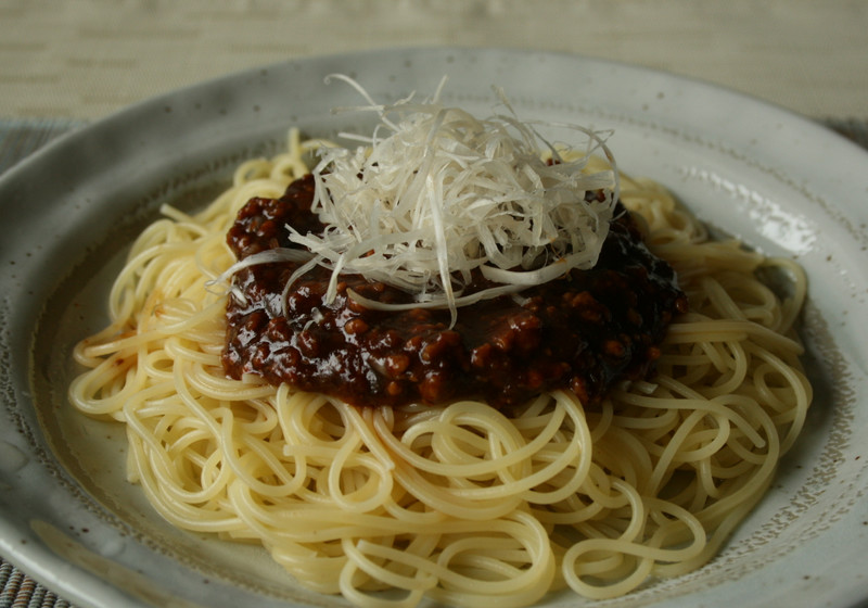 葱味噌パスタ