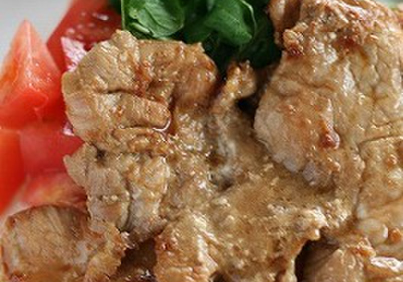 豚ロース肉の洋風しょうが焼き