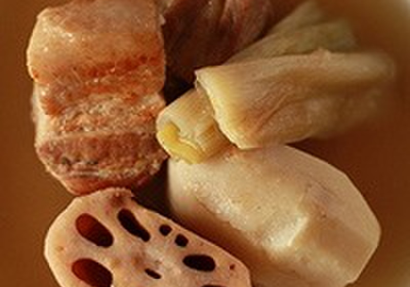 塩豚と根菜の和ポトフ　～柚子こしょう添え～