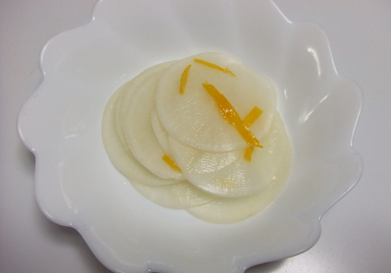 大根の即席漬け