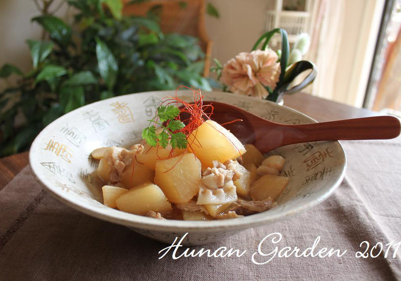 大根と豚の煮もの