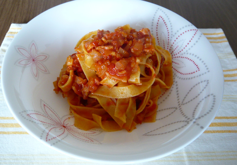 マリナーラソースパスタ