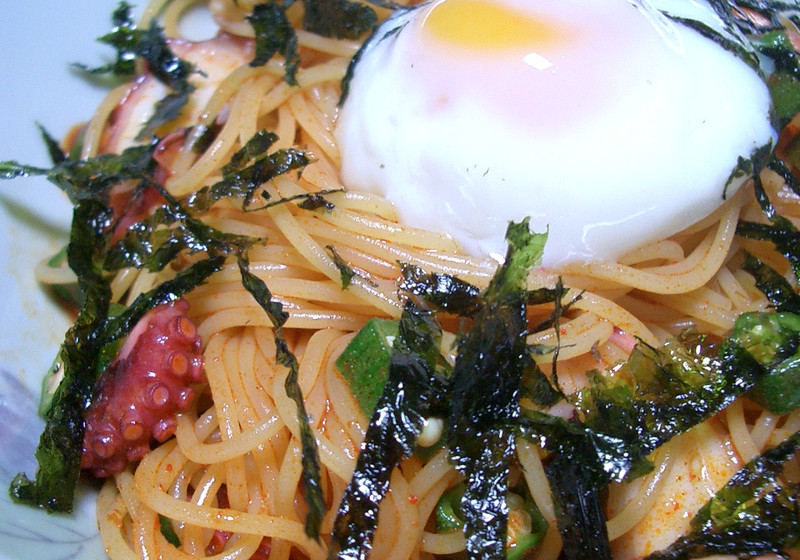 たこのkorean冷製スパゲティ 