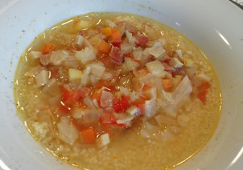 野菜スープとクスクス