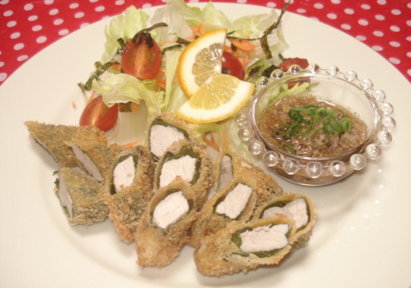 豚肉の大葉包み揚げ