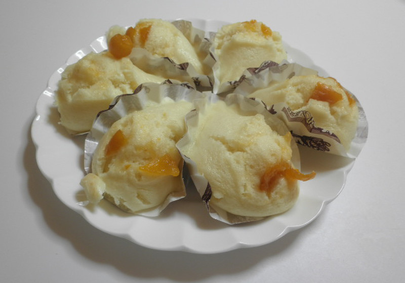 金柑ジャムの蒸しパン