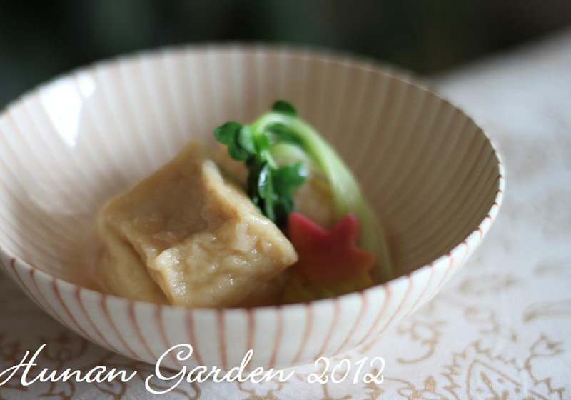 高野豆腐の揚げ煮