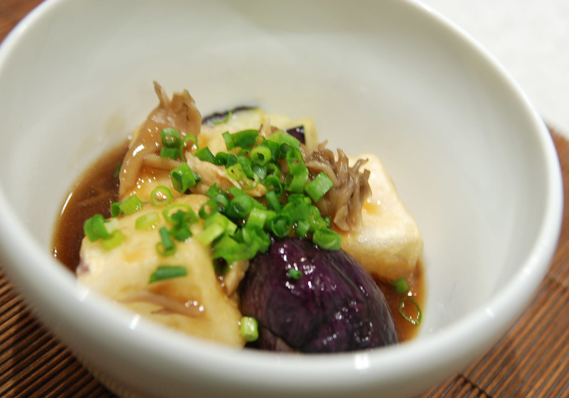 揚げだしオイスター豆腐