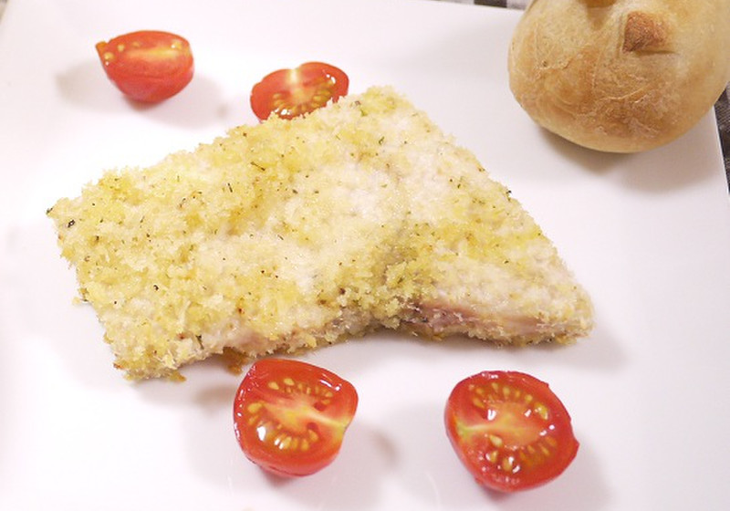 メカジキのハーブパン粉焼き