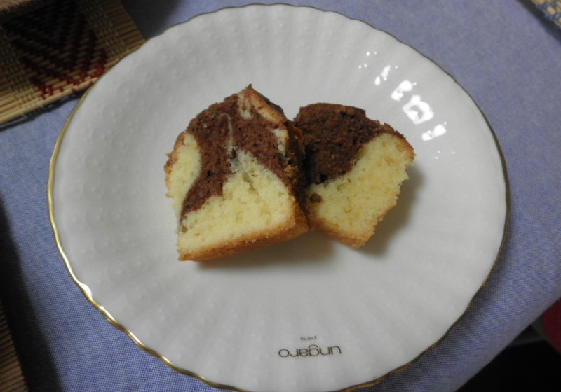 マーブルパウンドケーキ