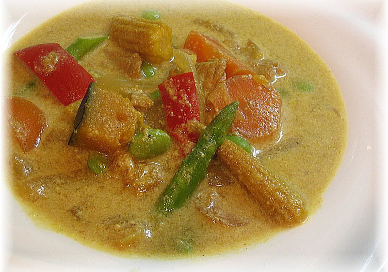 豆乳カレースープ