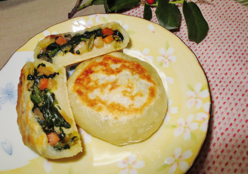冬野菜入りヘルシーおやき