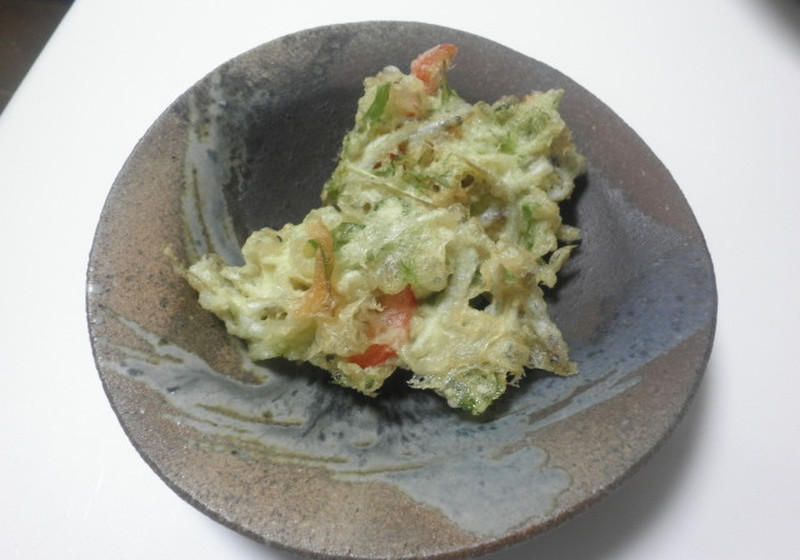 いかなごのかき揚げ