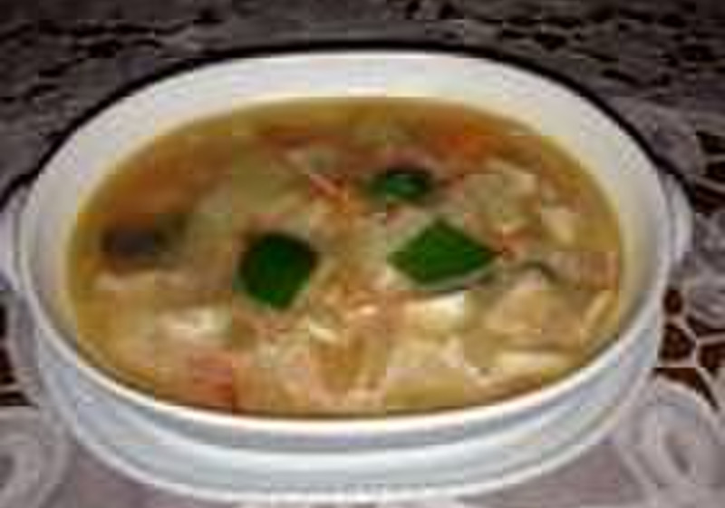 「旨っカレー米」入りミネストローネ