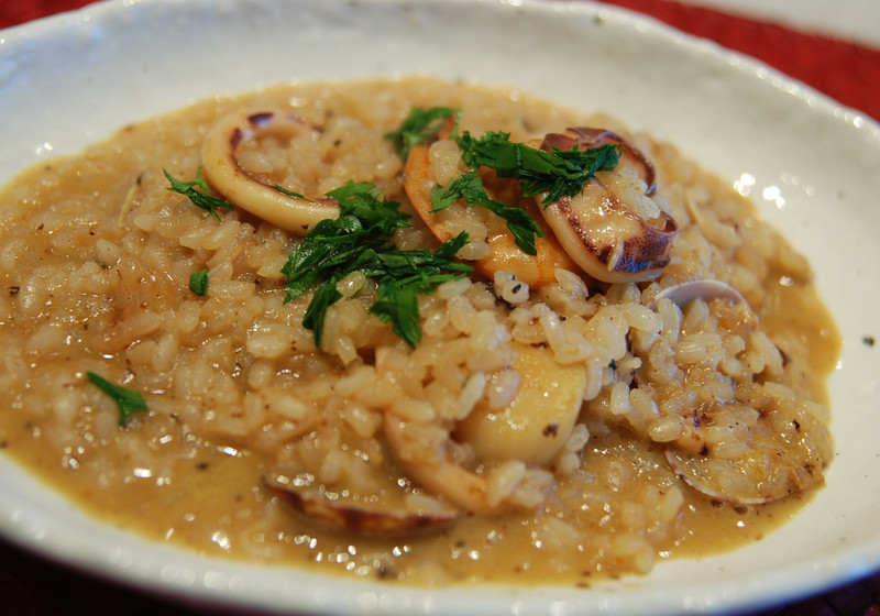 シーフード入りカレーリゾット