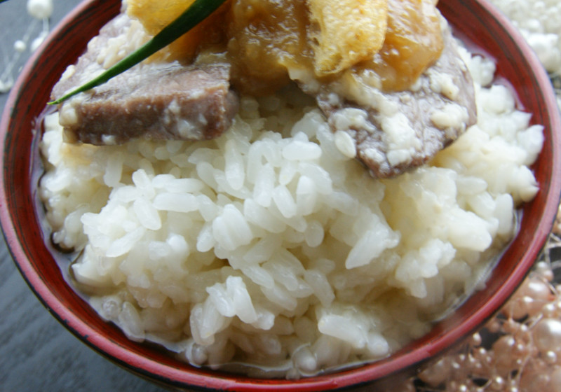 旨っカレー米de癒しのお茶漬け