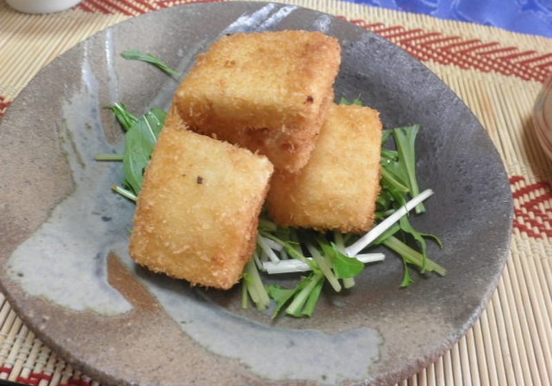 高野豆腐の揚げ物
