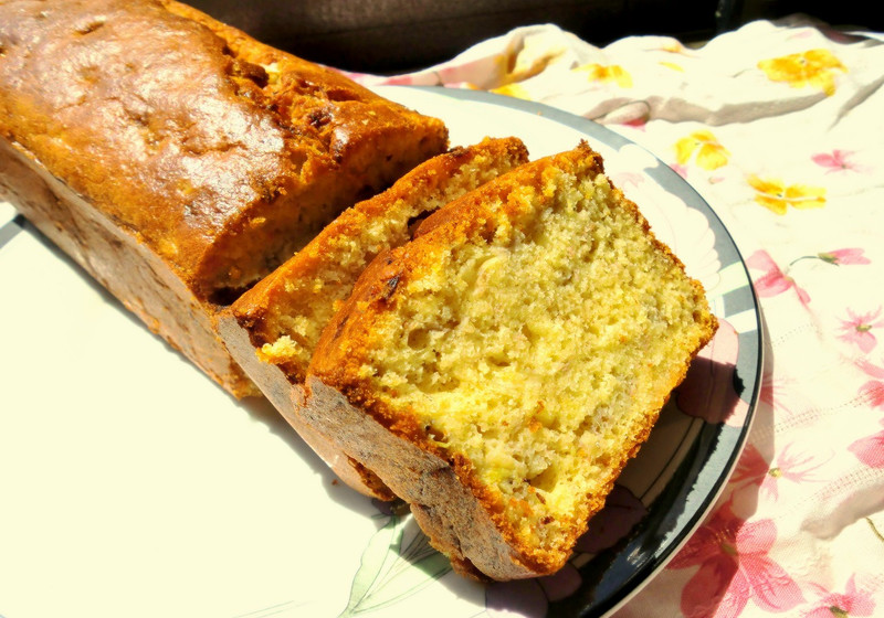 バター不使用・砂糖かなり控えめなバナナパウンドケーキ