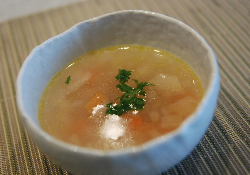 具だくさんのアホスープ