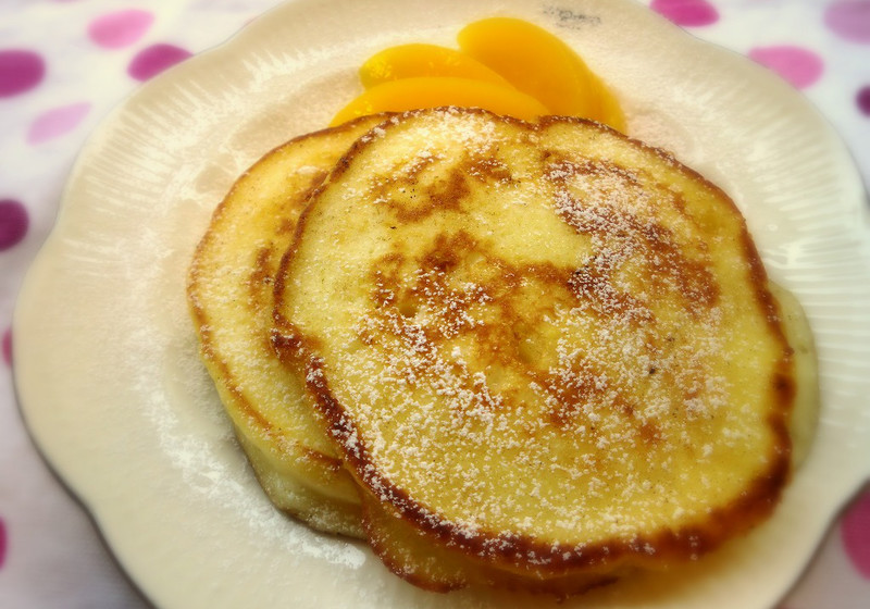 「ＢＰ控えめな米粉の卵白パンケーキ」