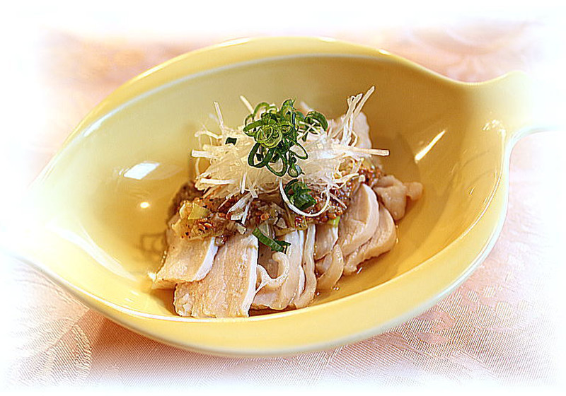 しっとりチキンのネギ塩だれ