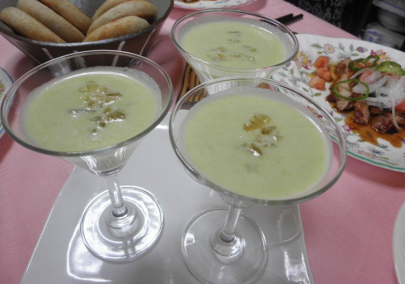 枝豆のヴィシソワーズ