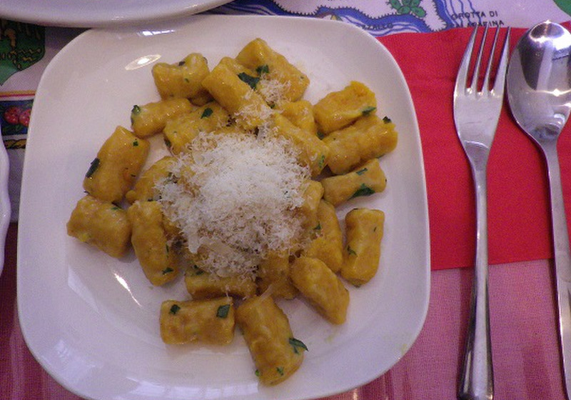 イタリア伝統料理～カボチャのニョッキ