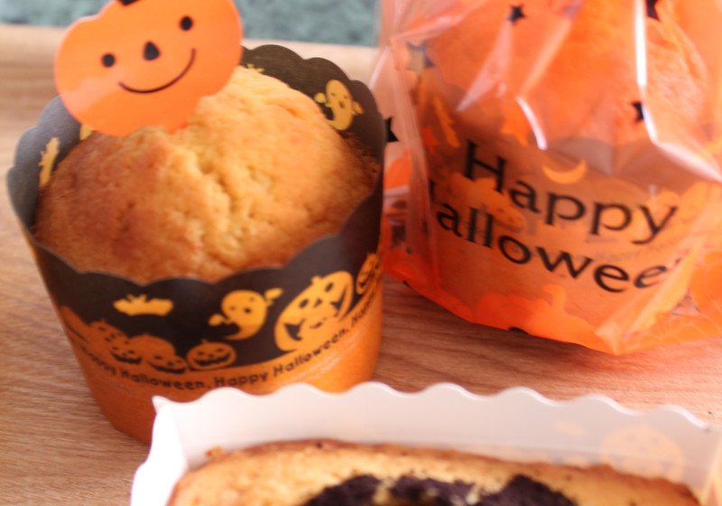 ハロウィンカップケーキ