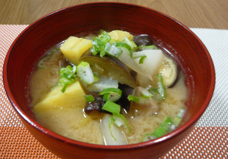 秋野菜の味噌汁