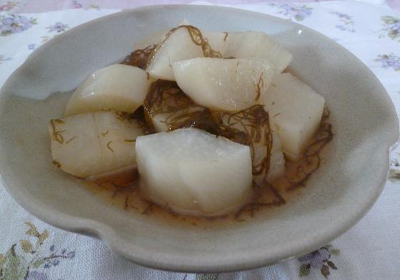 柔らか大根煮と即席漬け