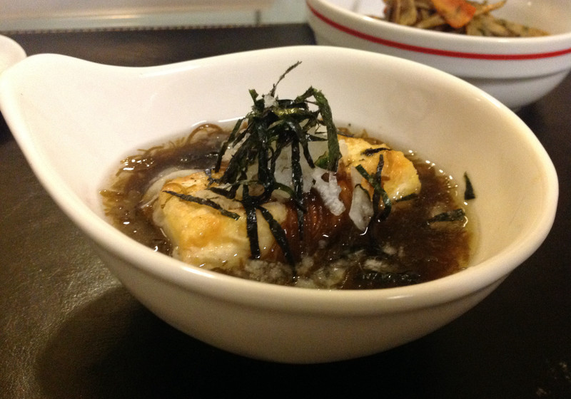 揚げ「鰹だしつゆもずく」豆腐