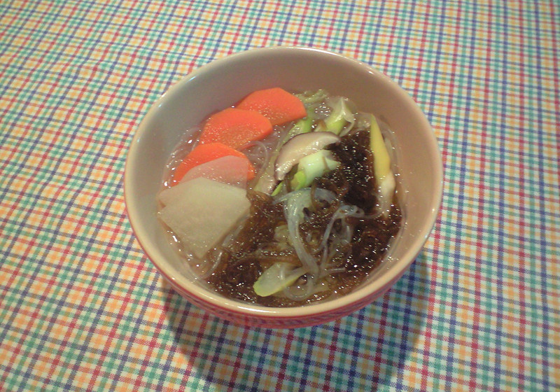 もずくと春雨のにゅうめん風