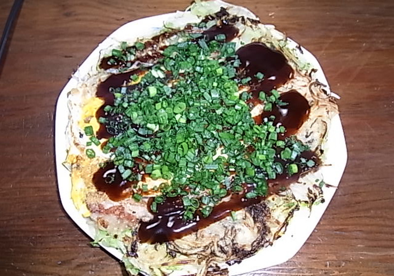 広島風もずくお好み焼き
