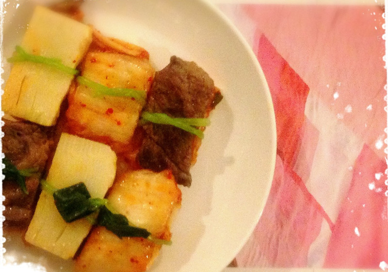 春の韓国風焼き物