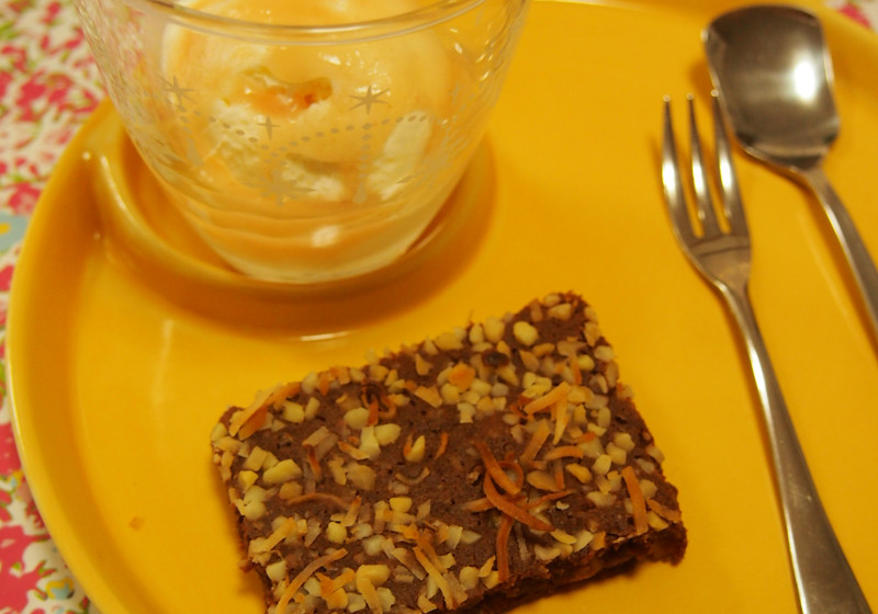 チョコバナナのブラウニー