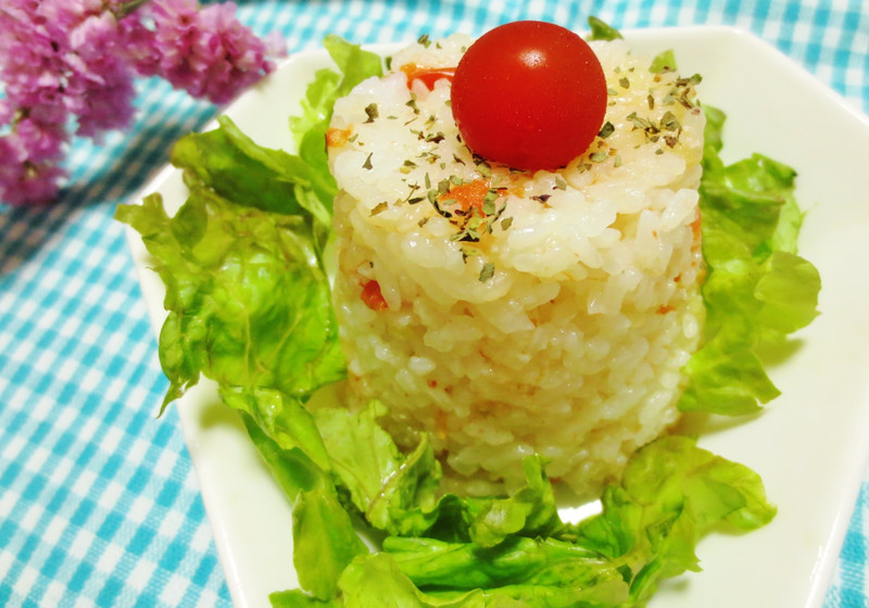 炊飯器de簡単トマト炊きライス