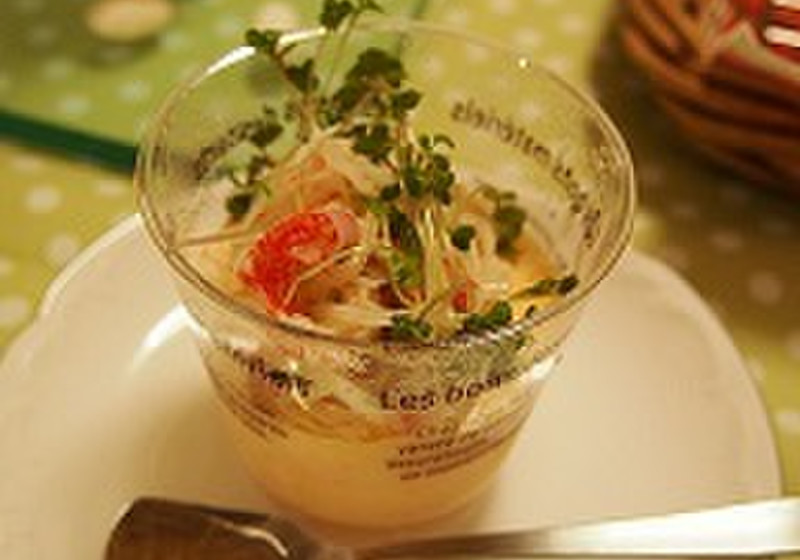 にんじんのブランマンジェサラダ