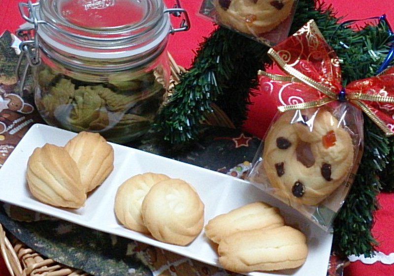 米粉で簡単！絞りクッキー