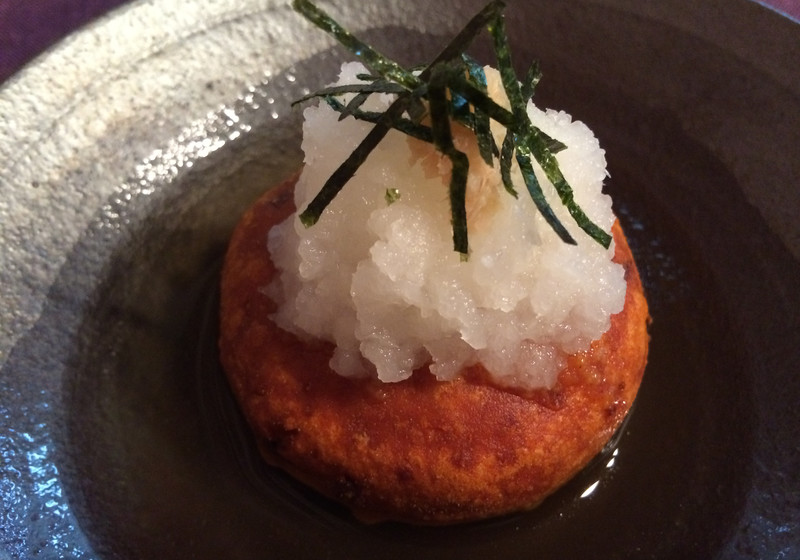 かぼちゃ餅の揚げだし